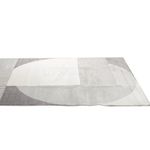 Tapete para Sala Grande Hathor Geometrico Off White 140x200