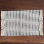 Jogo Americano Artesanal de 2 Peças 32cm x 45cm Reliquia Cinza