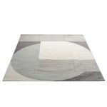 Tapete para Sala Grande Hathor Geometrico Off White 200x250