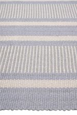 Tapete Passadeira 50x250 Artesanal de Algodão Trama Basic Bruno Cinza