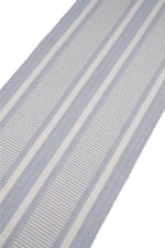 Tapete Passadeira 50x250 Artesanal de Algodão Trama Basic Bruno Cinza