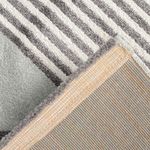 Tapete para Sala Grande Hathor Geometrico Off White 200x250