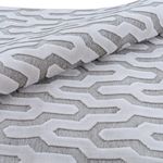 Tapete de Sala Pelo Baixo Egípcio com Relevo Hammadi Off-White 200x250