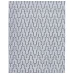 Tapete de Sala Pelo Baixo Egípcio com Relevo Hammadi Off-White 250x300