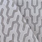 Tapete de Sala Pelo Baixo Egípcio com Relevo Hammadi Off-White 300x400