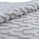 Tapete de Sala Pelo Baixo Egípcio com Relevo Hammadi Off-White 300x400
