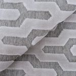 Tapete de Sala Pelo Baixo Egípcio com Relevo Hammadi Off-White 300x400