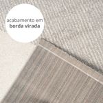 Tapete para Sala Grande Essenciais Taru Cinza 140x200