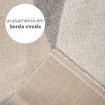 Tapete para Sala Grande Essenciais Organico Cinza e Nude 200x250