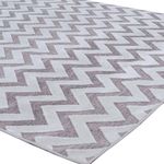 Tapete de Sala Pelo Baixo Egípcio com Relevo Esna Off White 150x200