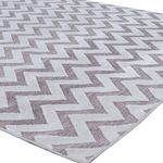 Tapete de Sala Pelo Baixo Egípcio com Relevo Esna Off White 200x250
