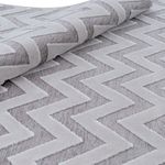 Tapete de Sala Pelo Baixo Egípcio com Relevo Esna Off White 300x400