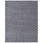 Tapete de Sala Pelo Baixo Egípcio com Relevo Esna Cinza 250x300