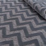 Tapete de Sala Pelo Baixo Egípcio com Relevo Esna Cinza 250x300
