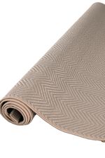Tapete Sala 200x250 Sisal Sintetico Araçá Bege e Cinza