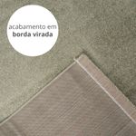 Tapete para Sala Grande Essenciais Liso Verde 200x300