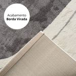Tapete para Sala Grande Hathor Organico Off White 200x300