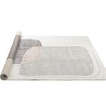Tapete para Sala Grande Hathor Organico Off White 300x400