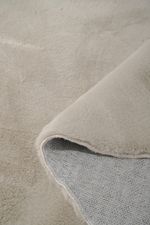 Tapete Peludo Ultra Macio com Antiderrapante Bege 230x300