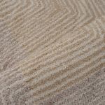 Tapete para Sala Grande Essenciais Chevron Nude 100x150
