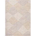 Tapete para Sala Grande Essenciais Chevron Nude 140x200