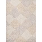Tapete para Sala Grande Essenciais Chevron Nude 200x250