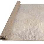 Tapete para Sala Grande Essenciais Chevron Nude 200x250