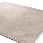 Tapete para Sala Grande Essenciais Chevron Nude 200x250