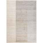 Tapete para Sala Grande Essenciais Lines Cinza e Nude 240x300