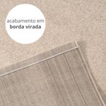 Tapete para Sala Grande Essenciais Liso Bege 200x300