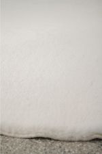 Tapete Peludo Ultra Macio com Antiderrapante Off White 230x300