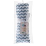 Manta Estilo Fralda Brisa para Bebês - Ondas Azul