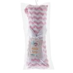 Manta Estilo Fralda Brisa para Bebês - Ondas Rosa