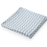 Manta Estilo Fralda Brisa para Bebês - Ondas Cinza