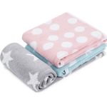 Manta Trico Bebe 75x100cm Loren - Rosa