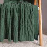 Manta Decorativa Tricot 127x152cm Loren Verde