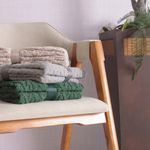 Manta Decorativa Tricot 127x152cm Loren Verde