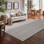 Tapete para Sala Grande Essenciais Liso Cinza 200x250