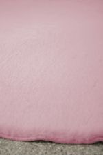 Tapete Peludo Ultra Macio com Antiderrapante Rosa 230x300