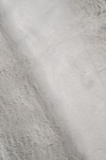 Tapete Pele de Coelho Livy Prata 60x120