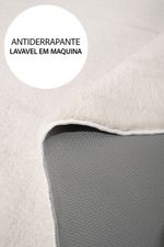 Tapete Nolla 140x200 Off White Antiderrapante