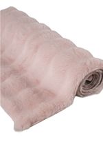 Tapete Pele de Coelho Livy Rose Redondo 2,0m
