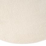 Tapete para Sala Essenciais Liso Off White Redondo 2,0m