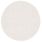 Tapete para Sala Essenciais Liso Off White Redondo 2,5m