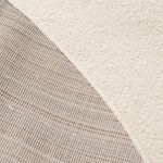Tapete para Sala Essenciais Liso Off White Redondo 2,5m