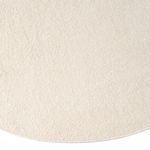 Tapete para Sala Essenciais Liso Off White Redondo 2,5m