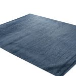 Tapete para Sala Grande Essenciais Liso Azul 140x200