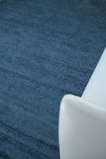 Tapete para Sala Grande Essenciais Liso Azul 200x250