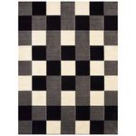 Tapete para Sala Grande de Veludo com Antiderrapante - Dante BLK 200x250