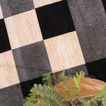 Tapete para Sala Grande de Veludo com Antiderrapante - Dante BLK 200x250